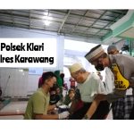 Bhabinkamtibmas Polsek Klari Monitoring Vaksinasi Dosis 1,2 dan Booster di Desa Duren