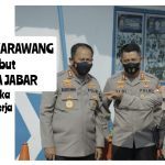 Kapolres Sambut Kunker Kapolda Jabar Dalam Rangka Pengecekan Pos Pam Ops Ketupat Lodaya 2022 di Karawang