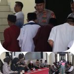 Polres Karawang Menggelar Pengajian Rutin Dan Santunan Anak Yatim