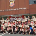 Gelar PSA, Kasat Lantas Polres Karawang Sambut Kunjungan Paud Daycare