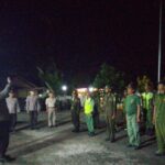 Kapolsek Tirtajaya Pimpin Apel Persiapan Pengamanan Malam Takbiran Perayaan Hari Raya Idul Fitri 1444H/2023M