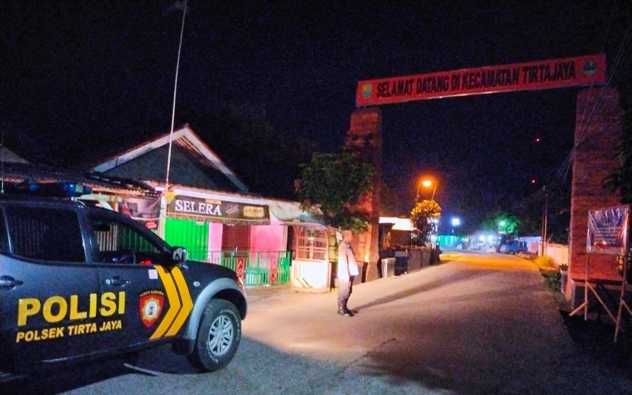 Patroli Prekat Polsek Tirtajaya, Ciptakan Keamanan & Ketertiban Kondusifitas Malam Hari