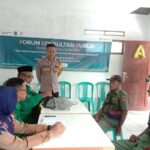 Bhabinkamtibmas Polsek Rengasdengklok Berikan Pendampingan Verifikasi Data Bersama BPS Kabupaten Karawang