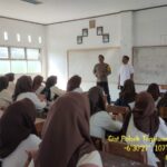 Polsek Tegalwaru Sosialisasi Jaga Kondusifitas Saat Kelulusan di SMA Negeri 1 Tegalwaru