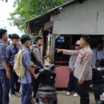Cegah Tawuran Pelajar, Personil Polsek Tirtajaya Berikan Arahan & Pembinaan Kepada Siswa SMPN 1 TIRTAJAYA