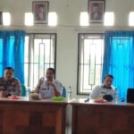 Kapolsek Tirtajaya mengikuti Rapat Minggon Tingkat Kecamatan Dalam Rangka Persiapan PATEN