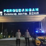 Pawas Piket Polsek Telukjambe Timur Pimpin Patroli Kepung Karawang Di Lamer Sandang