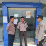 Patroli Polsek Cilamaya Kunjung Lokasi Objek Vital Kantor Bank BRI