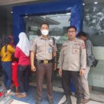 Unit Sabhara Polsek Tirtajaya Sambangi Scurity Bank BRI Unit Pisangsambo