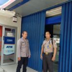 Unit Sabhara Polsek Tirtajaya Sambangi Scurity Bank BRI Unit Pisangsambo