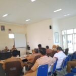 Kapolsek Mengikuti Rapat Minggon Tingkat Kecamatan Tirtajaya