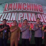 Launching Satuan PAM Obvit Polres Karawang