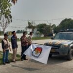 Polisi Amankan dan Kawal Kirab Sosialisasi Pemilu 2024 di Kecamatan Rawamerta